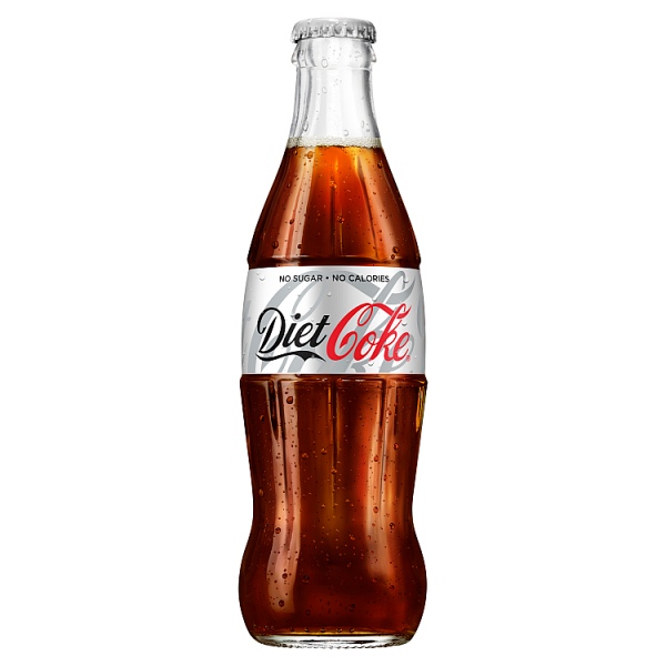 Diet Coke Glass Bottles 330ml Pack of 24